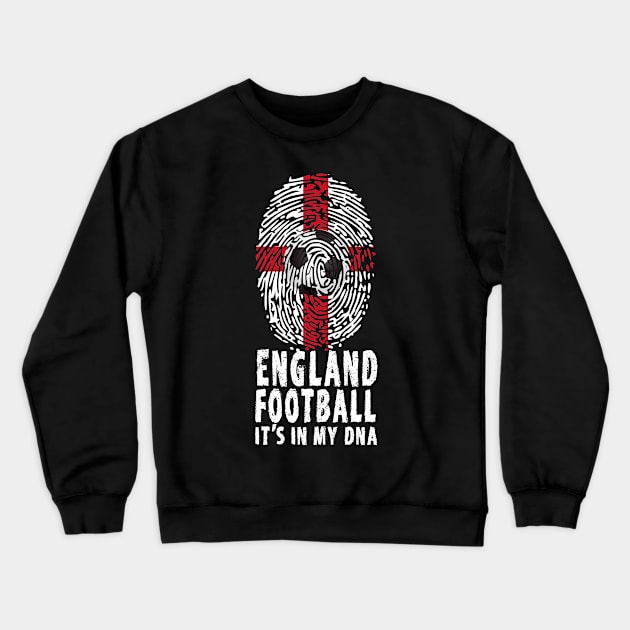 England Football Soccer Its In My DNA Crewneck Sweatshirt by tropicalteesshop